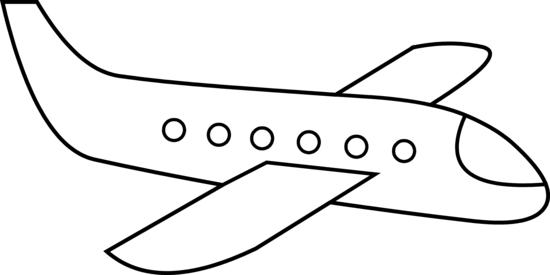 Clipart airplane easy. Simple 