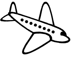 airplane clipart simple