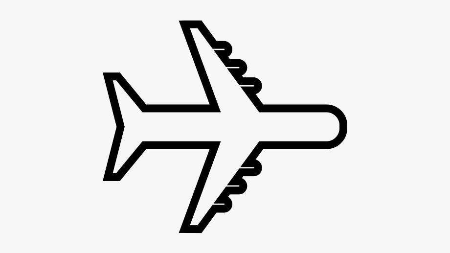 airplane clipart stamp
