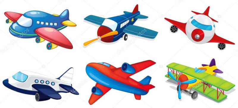 toy airplane cartoon