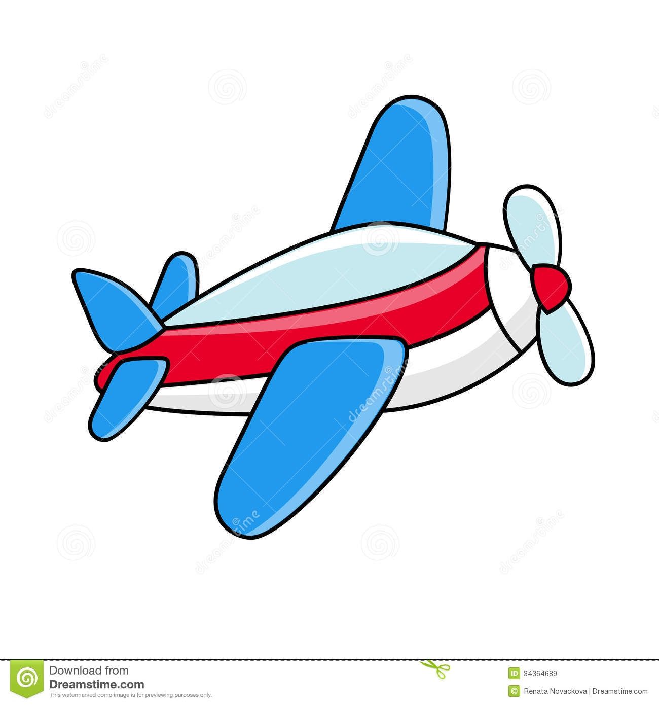 toy clipart airplane