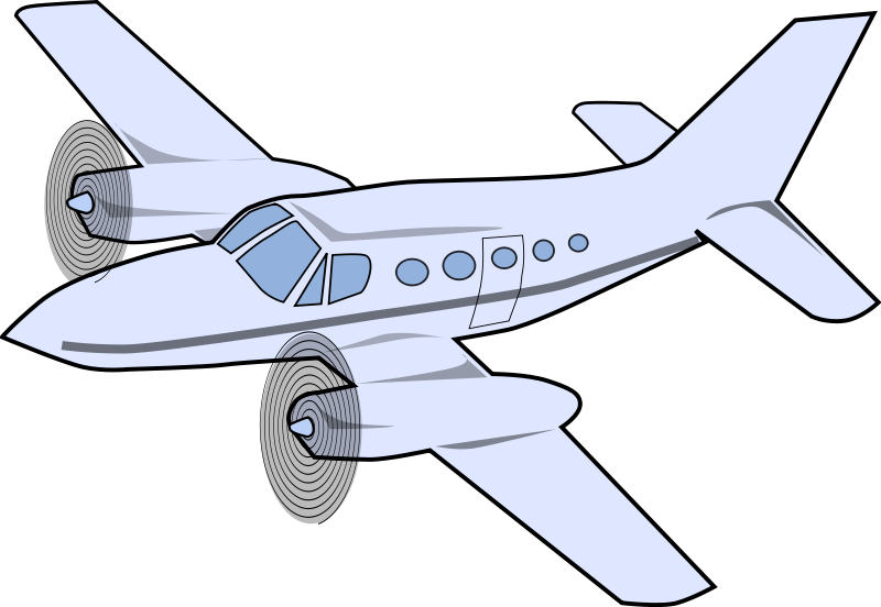 moving clipart plane