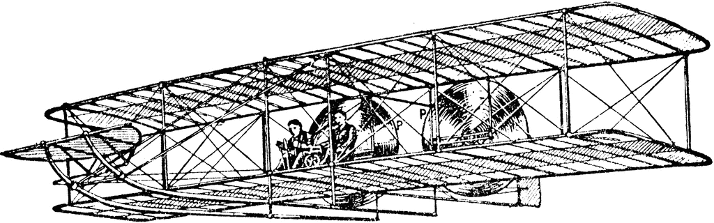 Aeroplane etc. Airplane clipart wright brothers