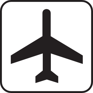Roadsign clip art at. Airport clipart air port