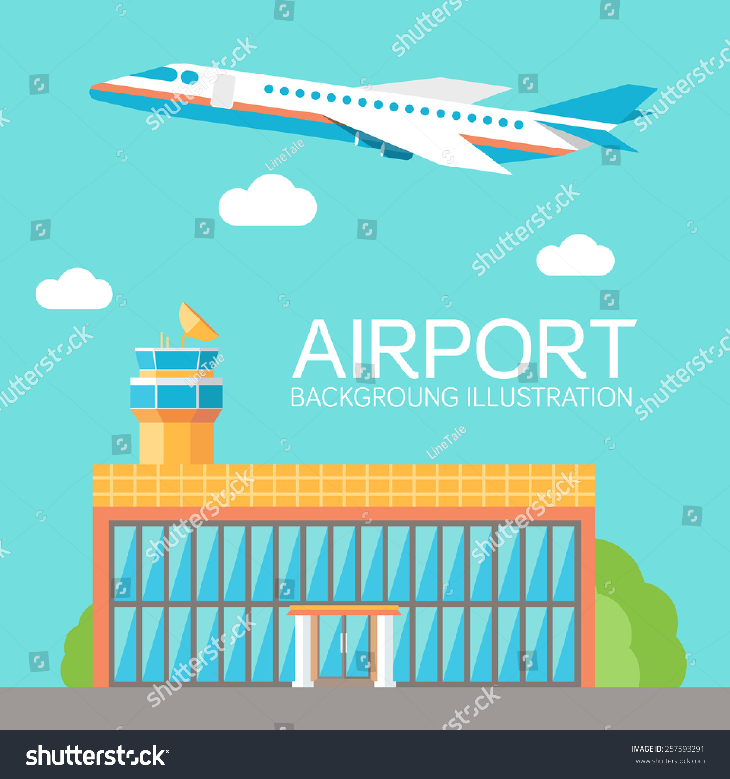 Station . Airport clipart airport building