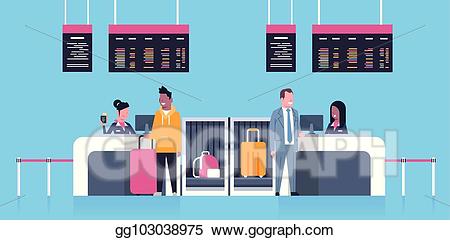 airport clipart airport counter