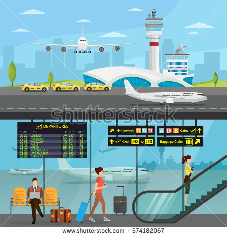 Airport clipart airport scene. Terminal free collection download
