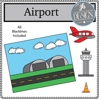 Jb design clip art. Airport clipart airport scene