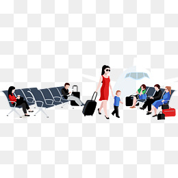 airport clipart airport waiting room