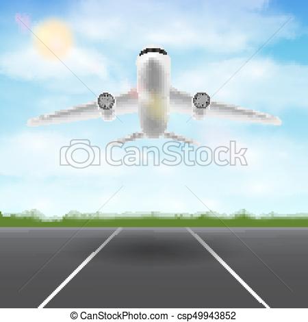 Airport clipart cute. Airplane flying set of