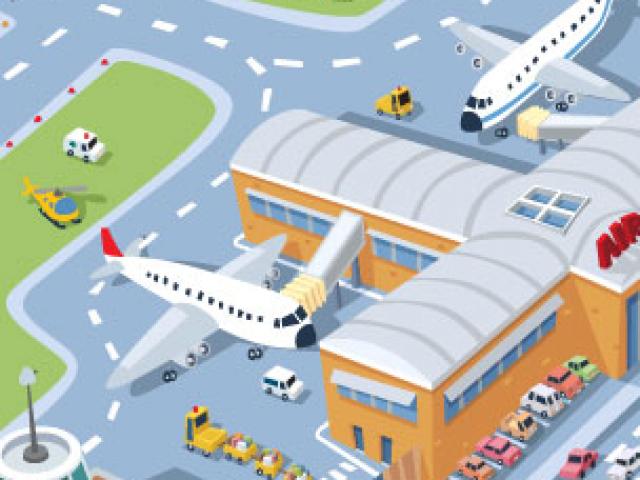Airport clipart el aeropuerto. Free download clip art