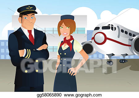 airport clipart pilot