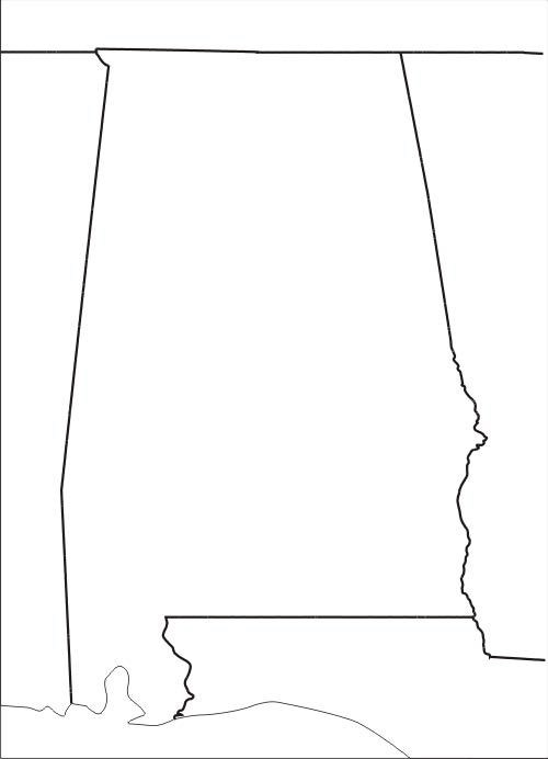 Alabama blank