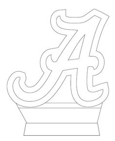 Alabama clipart drawing. A template football text
