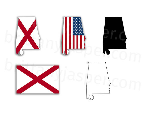 State svg vector clip. Alabama clipart flag alabama