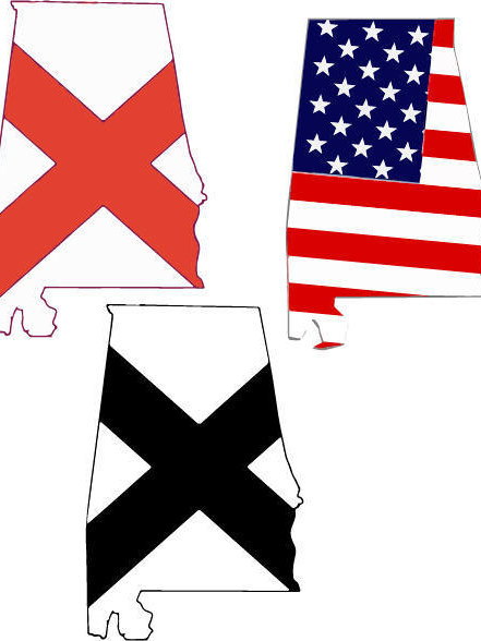 Alabama clipart flag alabama.  in svg design