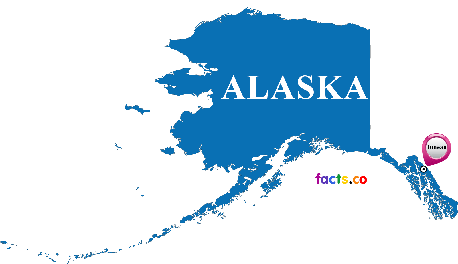 Аляска очертание штата