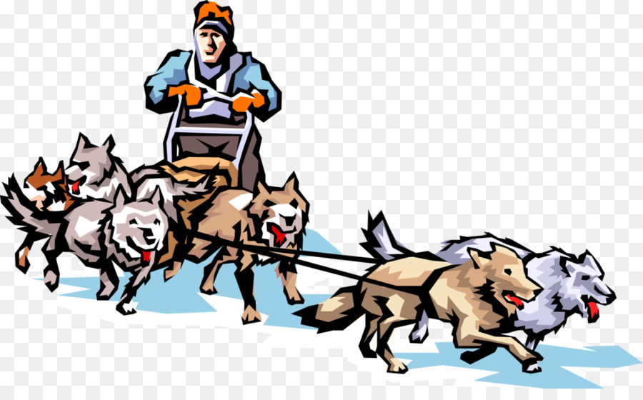 alaska clipart dog sled