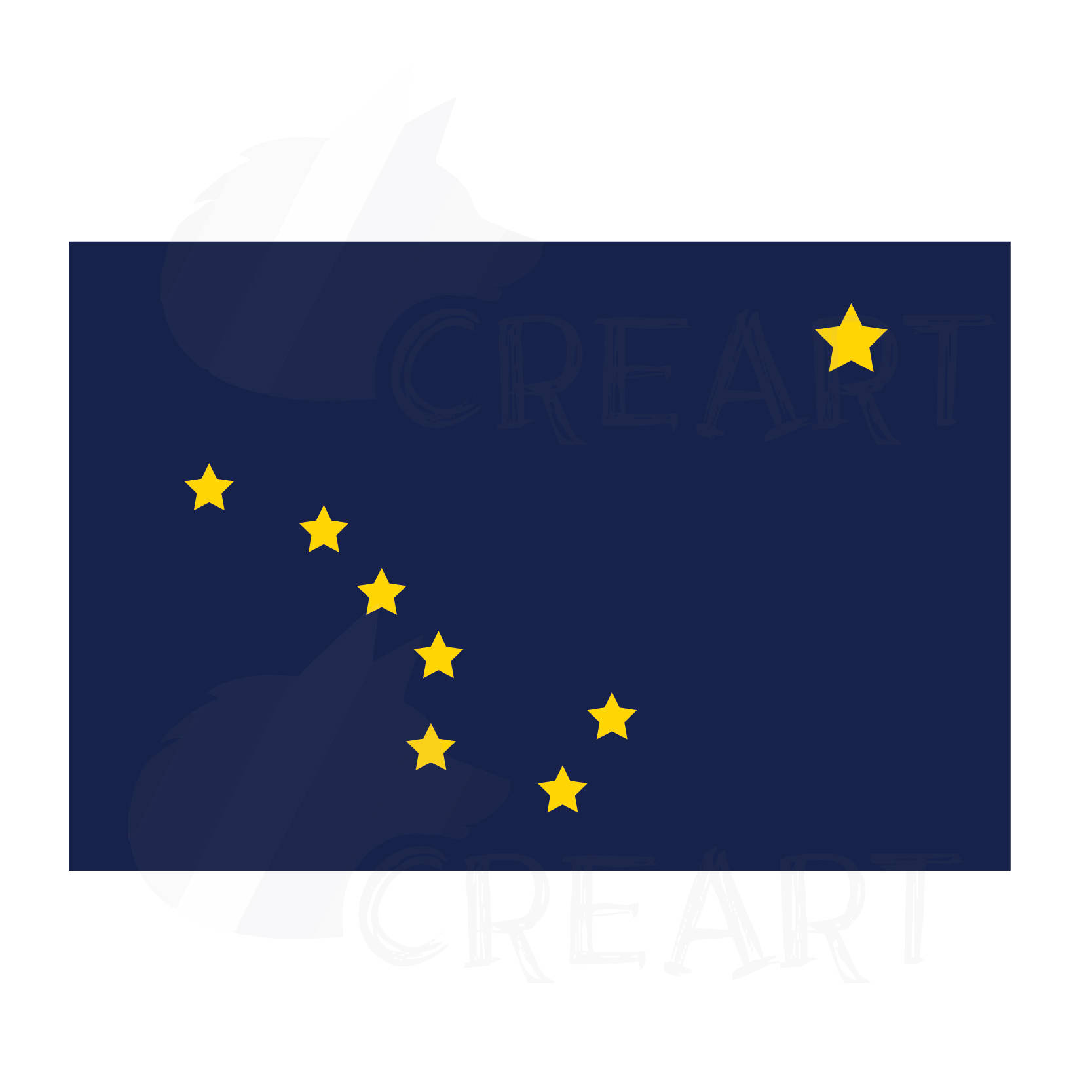 alaska clipart flag