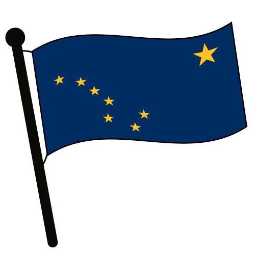 alaska clipart flag