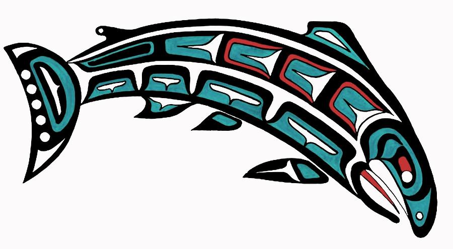 alaska clipart king salmon
