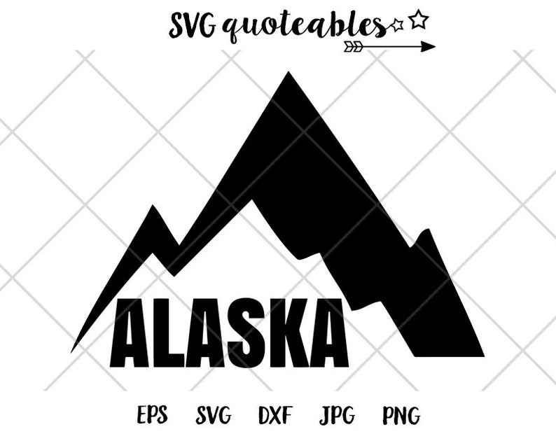 alaska clipart mountains