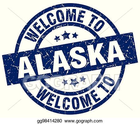 alaska clipart stamp