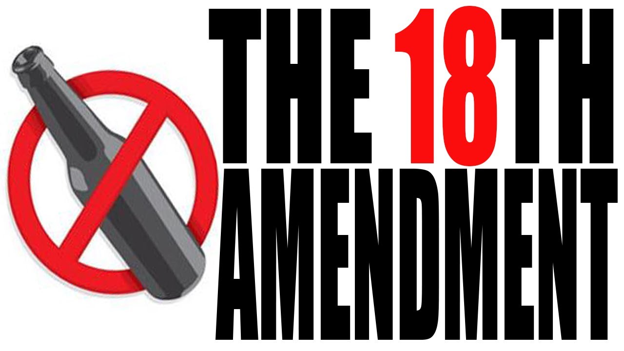 Alcohol 18th amendment