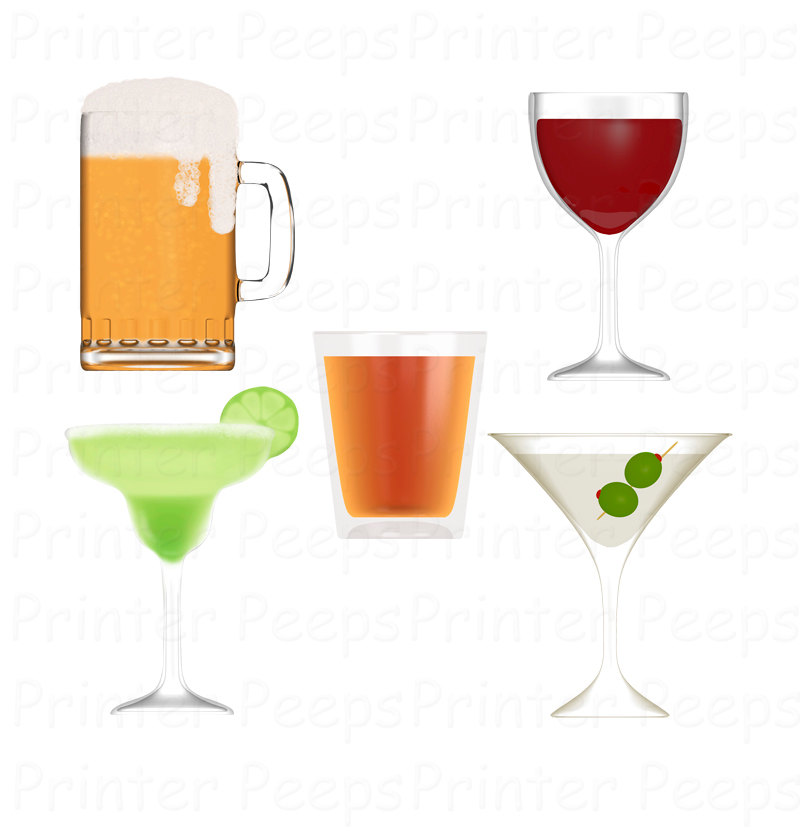 Wine pencil and in. Alcohol clipart beer