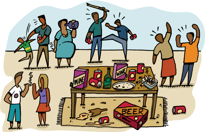 alcohol clipart binge drinking
