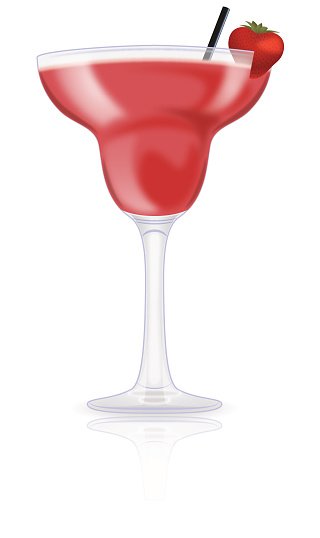 Strawberry cocktail premium clipartlogo. Cocktails clipart daiquiri