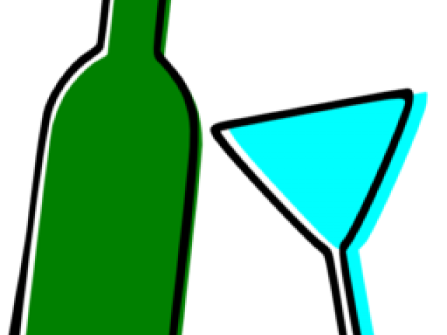 alcohol clipart outline