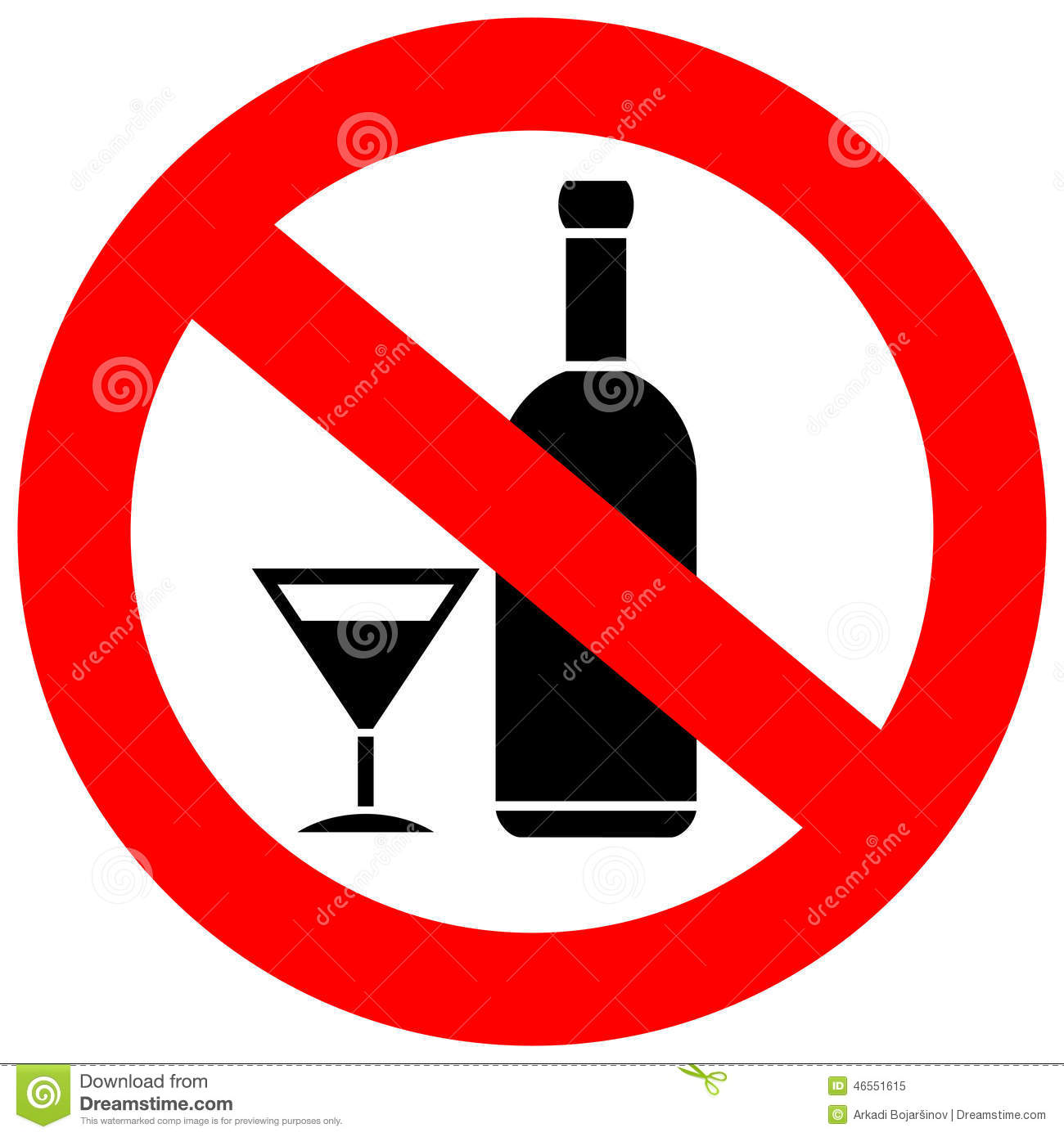 alcohol clipart sign