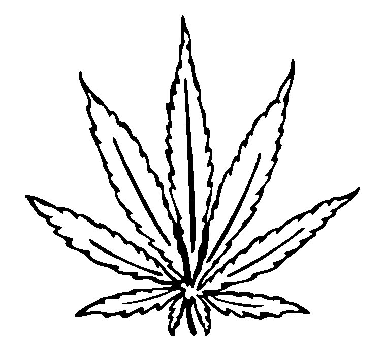 marijuana clipart draw