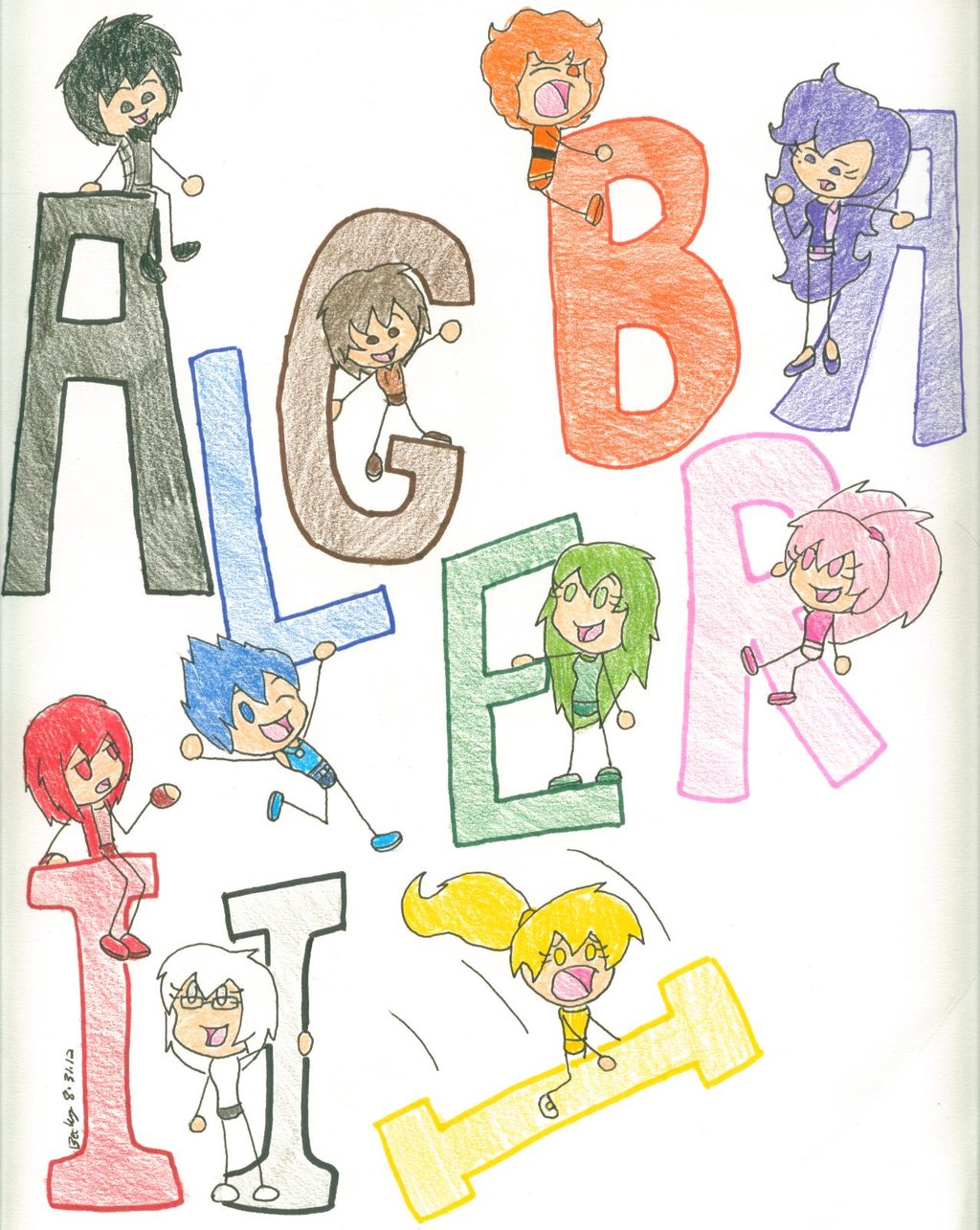 Cover by beckimaginative on. Algebra clipart drawings