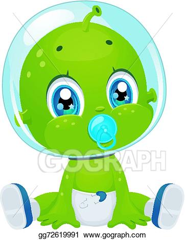 alien clipart baby