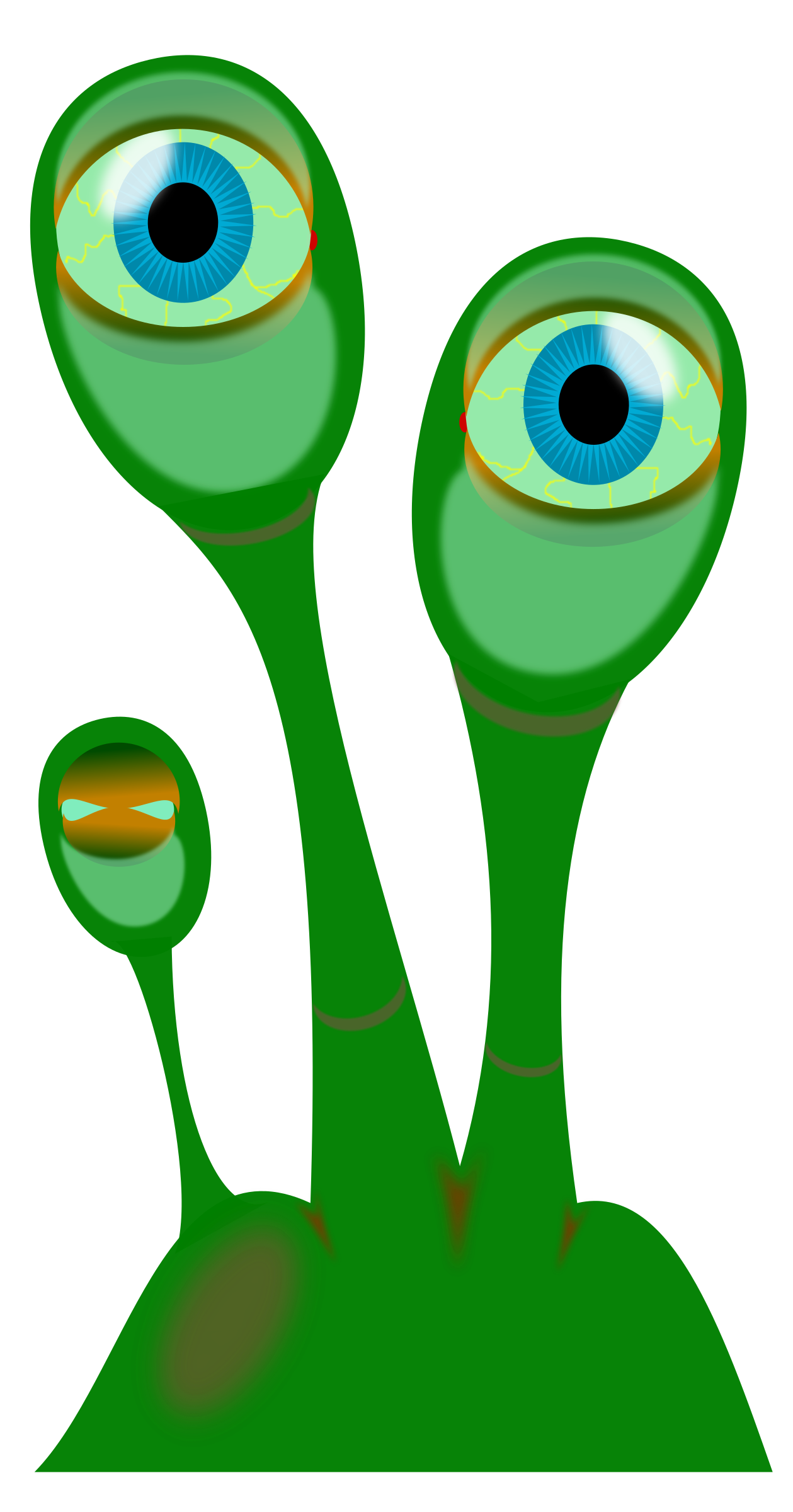 Eyeballs clipart alien. Extraterrestrial eye plant big