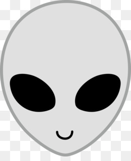 alien clipart grey