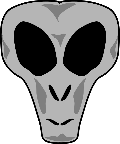 Alien clipart grey. Free pages of public