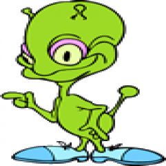 aliens clipart kid