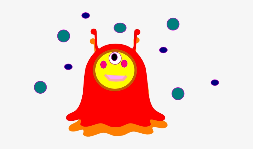 Orange clip art at. Alien clipart red