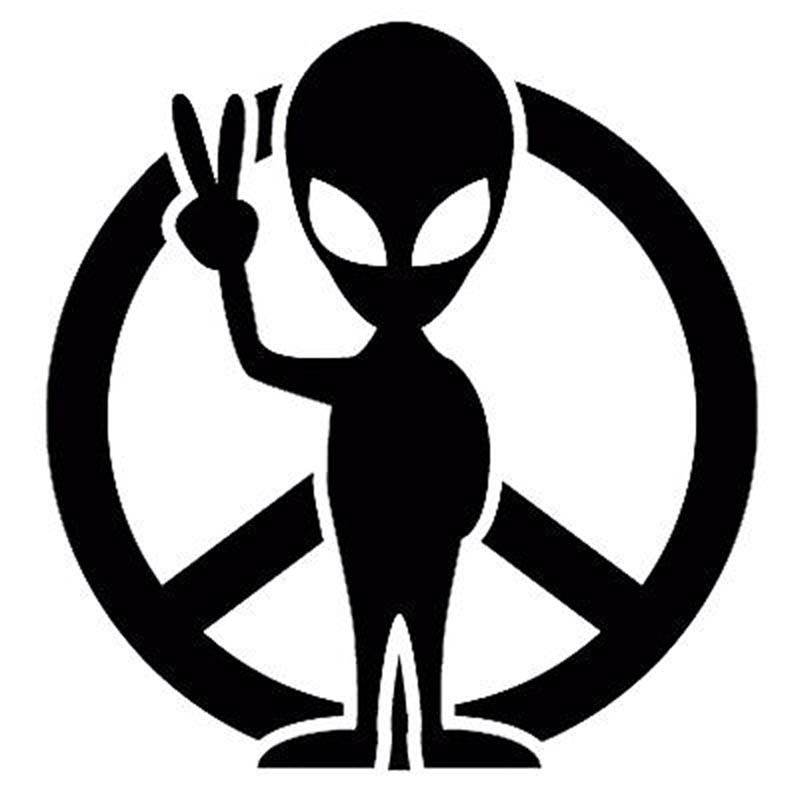 Alien clipart silhouette. At getdrawings com free