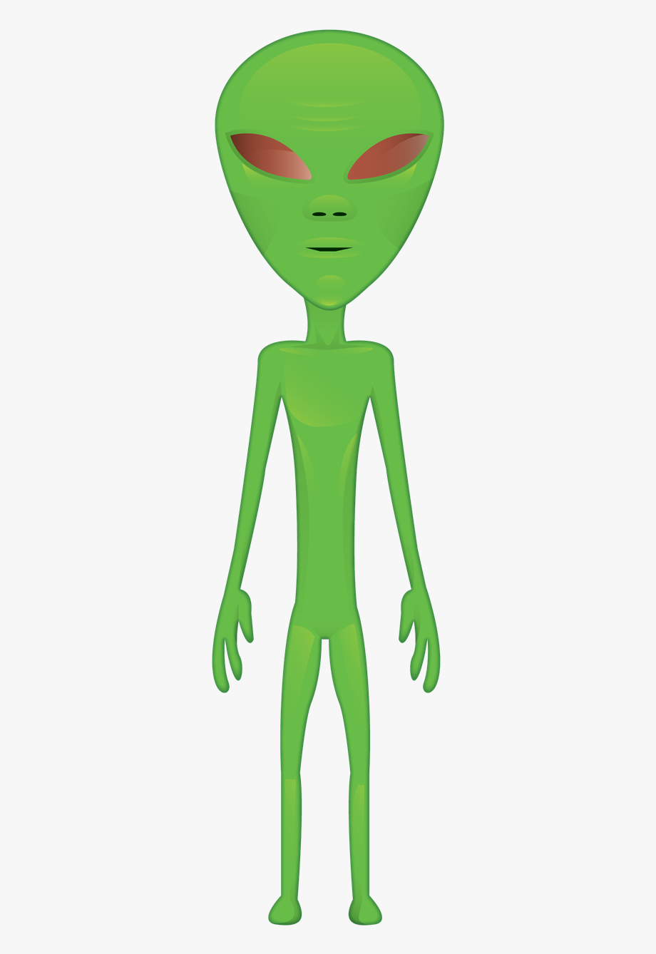 alien clipart standing