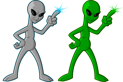 aliens clipart alien body