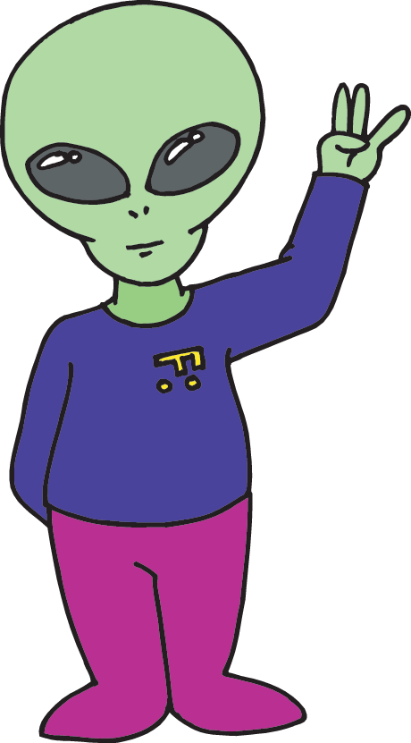 aliens clipart child friendly