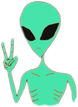 aliens clipart peaceful