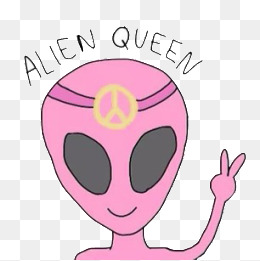 aliens clipart pink