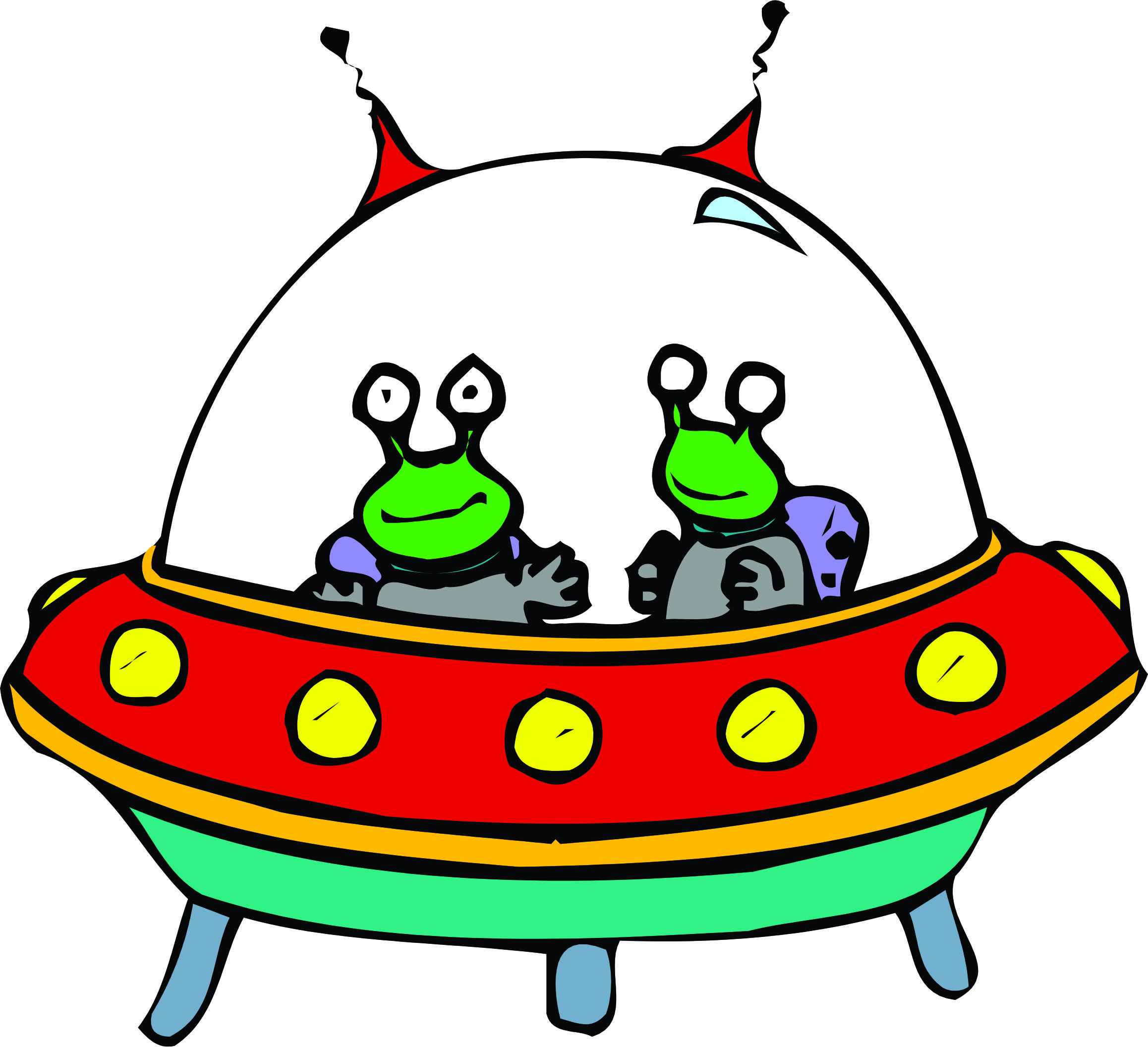 ufo clipart two