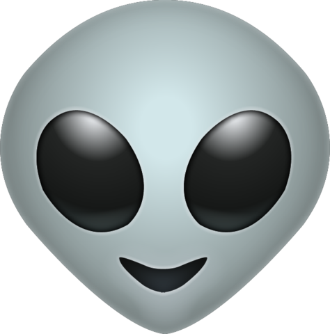 Alien clipart transparent background. Emoji png icon 