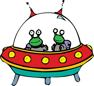 aliens clipart two